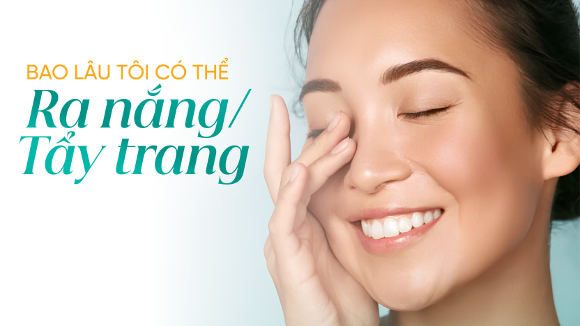 Bao lâu sau điều trị sẹo rỗ tôi có thể ra nắng hoặc trang điểm?